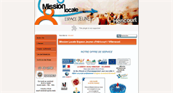 Desktop Screenshot of espacejeunes-hericourt.com